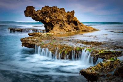 Dragon Head Rock formation on the Mornington Peninsula Victoria fine art print