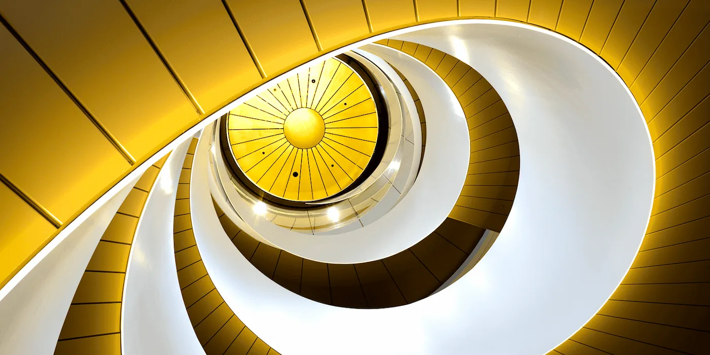 Architectural staircase detail in Sydney New South Wales Australia fine art print